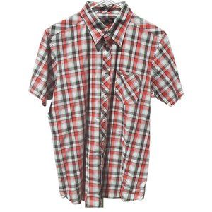 🌻3 for $15 🌻 Ben Sherman Plaid Short Sleeve Casual Button Down Shirt